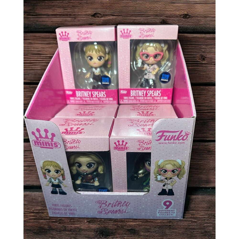 Funko Minis Britney Spears‎  Exclusive SET OF 8 w/ Display Box